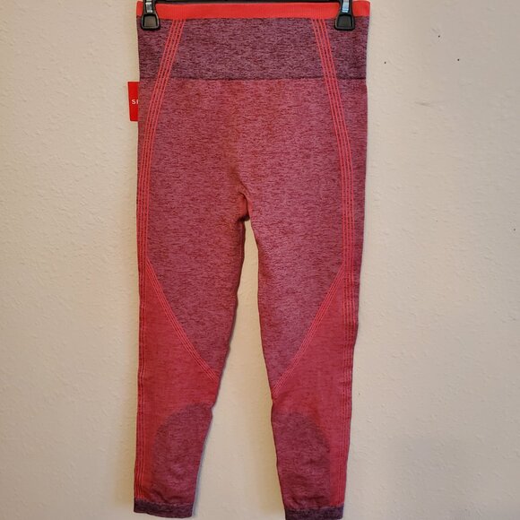 SPANX Space dye Coral Punch Seamless Sculp Leggings Size M/10 - Picture 3 of 11